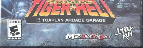 Toaplan Arcade Garage: Kyukyoku Tiger-Heli, the ESRB box on its front