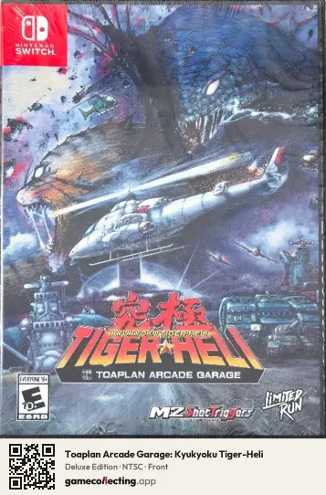Toaplan Arcade Garage: Kyukyoku Tiger-Heli Nintendo Switch, NTSC box front