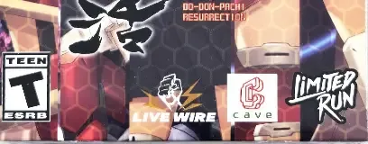 DoDonPachi Resurrection, the ESRB box on its front