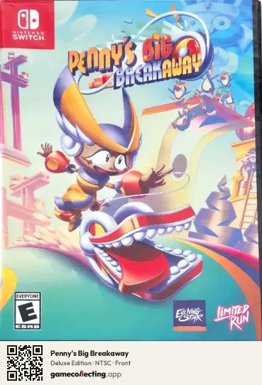 Penny's Big Breakaway Nintendo Switch, NTSC box front