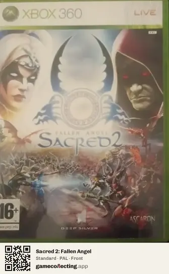 Sacred 2: Fallen Angel Xbox 360, PAL box front
