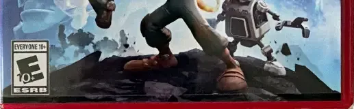 Ratchet & Clank, the ESRB box on its front