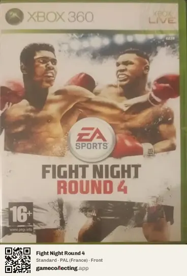 Fight Night Round 4 Xbox 360, France box front
