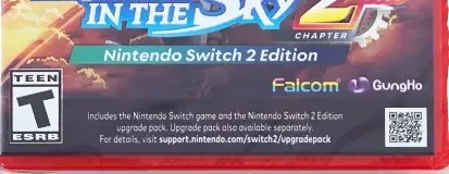 Trails in the Sky 2nd Chapter, the ESRB box on its front