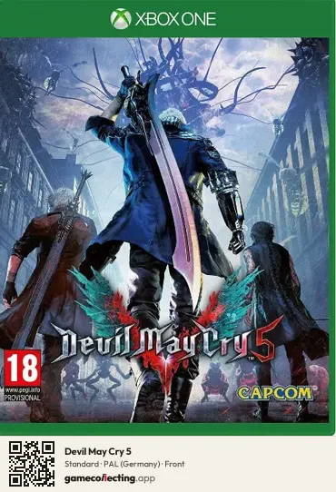 Devil May Cry 5 Xbox One, Germany box front