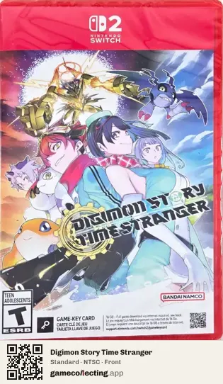 Digimon Story Time Stranger Nintendo Switch 2, NTSC box front