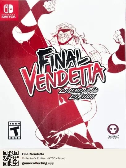 Final Vendetta Nintendo Switch, NTSC box front