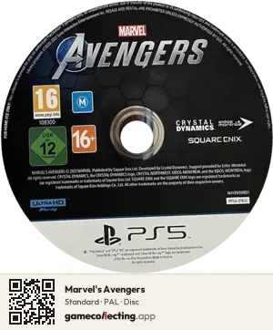 Marvel's Avengers PlayStation 5, PAL disc