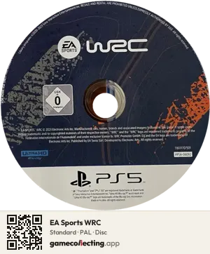 EA Sports WRC PlayStation 5, PAL disc
