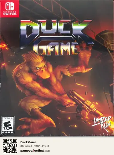 Duck Game Nintendo Switch, NTSC box front