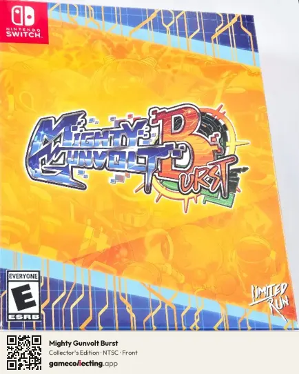 Mighty Gunvolt Burst Nintendo Switch, NTSC box front