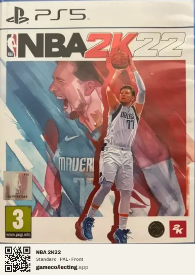 NBA 2K22 PlayStation 5, PAL box front