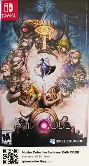 Master Detective Archives: RAIN CODE Nintendo Switch, NTSC box front