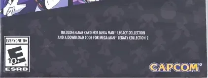 Mega Man Legacy Collection 1 + 2, the ESRB box on its front