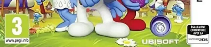 The Smurfs, the PEGI square on its front