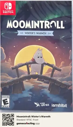 Moomintroll: Winter's Warmth Nintendo Switch, NTSC box front