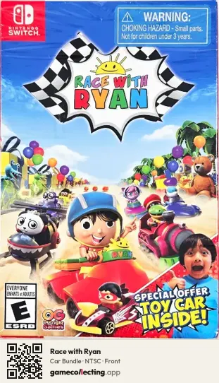 Race with Ryan Nintendo Switch, NTSC box front