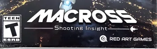 Macross: Shooting Insight, the ESRB box on its front