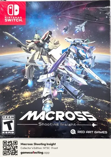 Macross: Shooting Insight Nintendo Switch, NTSC box front