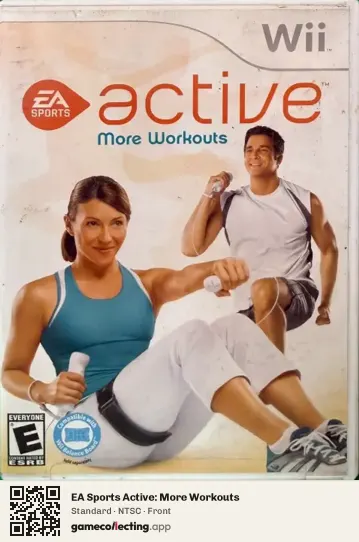 EA Sports Active: More Workouts Nintendo Wii, NTSC box front