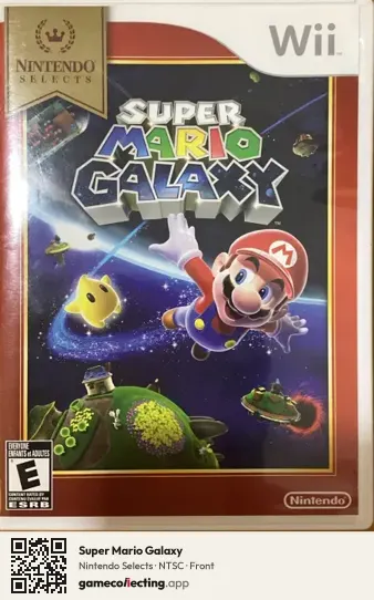 Super Mario Galaxy Nintendo Wii, NTSC box front