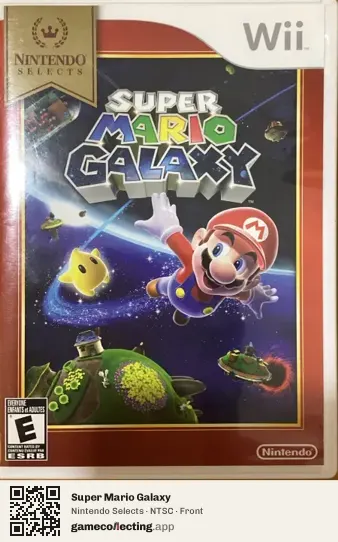 Super Mario Galaxy Nintendo Wii, NTSC box front