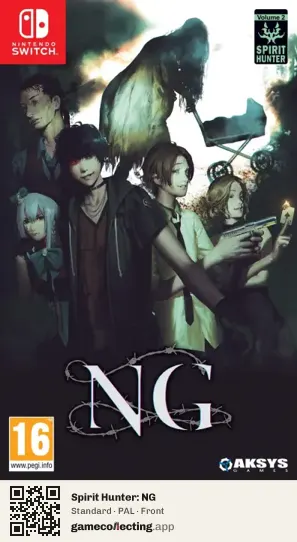 Spirit Hunter: NG Nintendo Switch, PAL box front