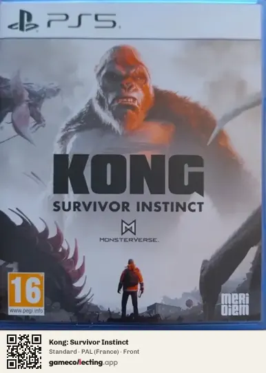 Kong: Survivor Instinct PlayStation 5, France box front