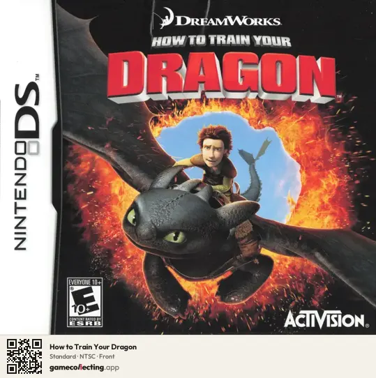 How to Train Your Dragon Nintendo DS, NTSC box front
