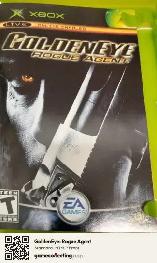 GoldenEye: Rogue Agent Xbox, NTSC box front