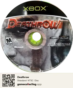 Deathrow Xbox, NTSC disc