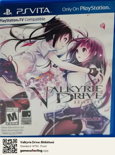 Valkyrie Drive: Bhikkhuni PlayStation Vita, NTSC box front