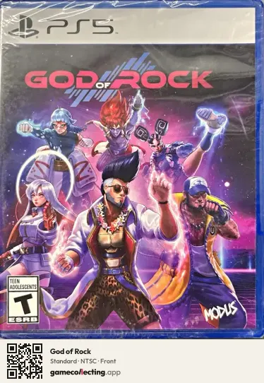 God of Rock PlayStation 5, NTSC box front