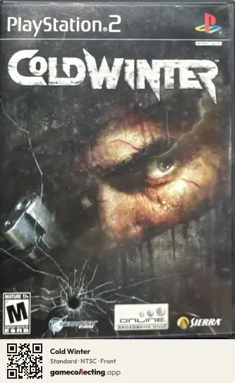 Cold Winter PlayStation 2, NTSC box front