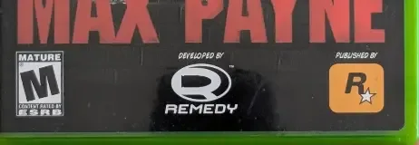 Max Payne, the ESRB box on its front