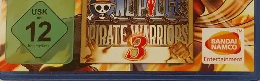 One Piece: Pirate Warriors 3, the USK square on its front