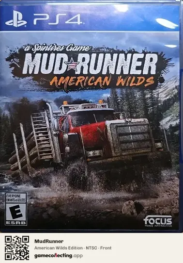 MudRunner PlayStation 4, NTSC box front