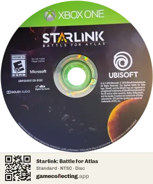 Starlink: Battle for Atlas Xbox One, NTSC disc