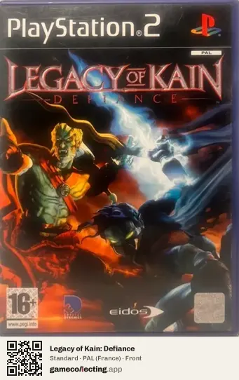 Legacy of Kain: Defiance PlayStation 2, France box front