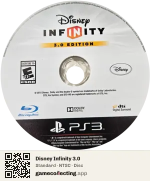 Disney Infinity 3.0 PlayStation 3, NTSC disc