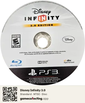 Disney Infinity 3.0 PlayStation 3, NTSC disc