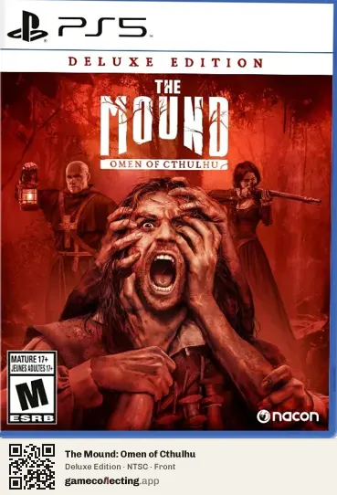 The Mound: Omen of Cthulhu PlayStation 5, NTSC box front