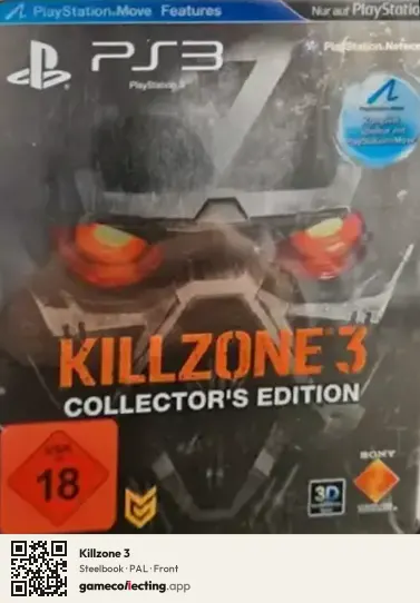 Killzone 3 PlayStation 3, PAL box front