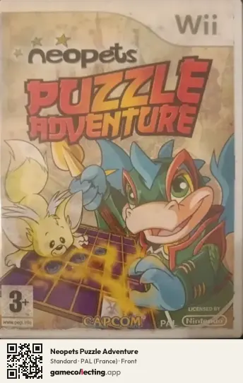 Neopets Puzzle Adventure Nintendo Wii, France box front