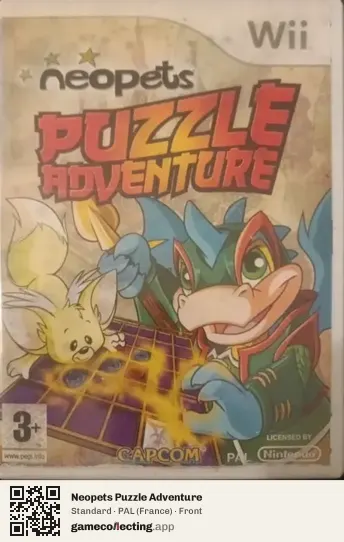 Neopets Puzzle Adventure Nintendo Wii, France box front