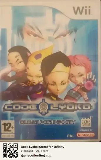 Code Lyoko: Quest for Infinity Nintendo Wii, PAL box front