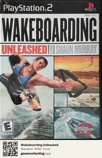 Wakeboarding Unleashed PlayStation 2, NTSC box front