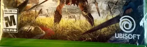 Assassin's Creed Odyssey, the ESRB box on its front