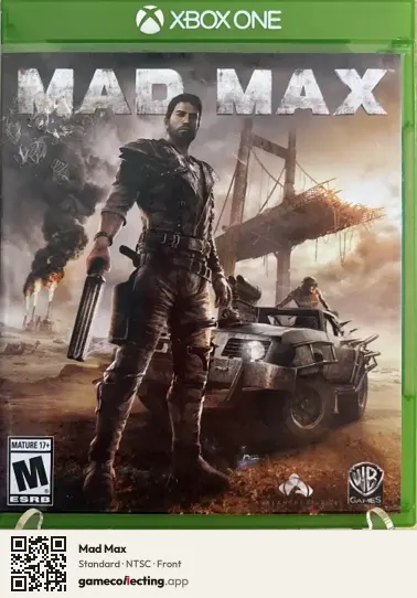 Mad Max Xbox One, NTSC box front