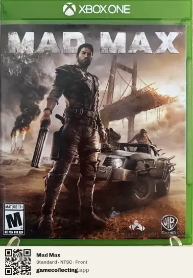 Mad Max Xbox One, NTSC box front